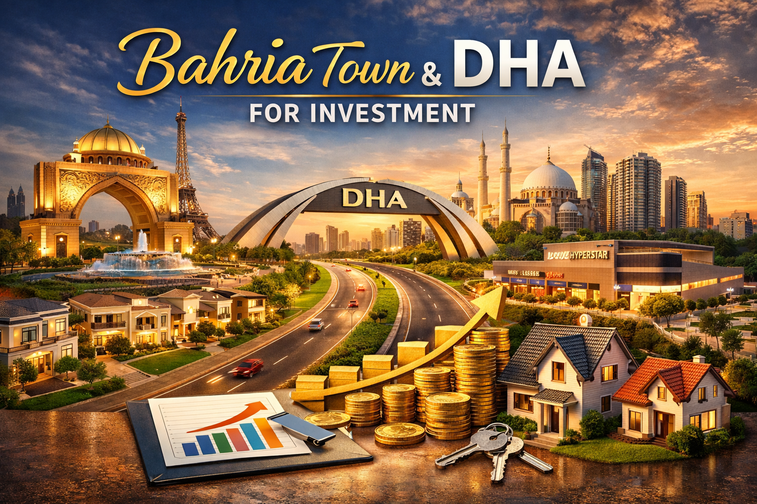 Bahria Town and DHA for Investment