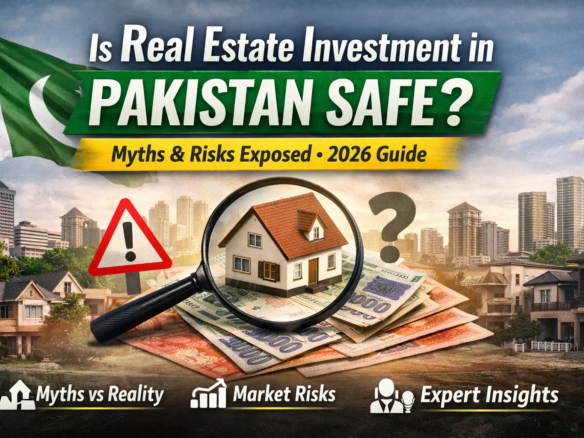 real estate investment in Pakistan concept with property market insights