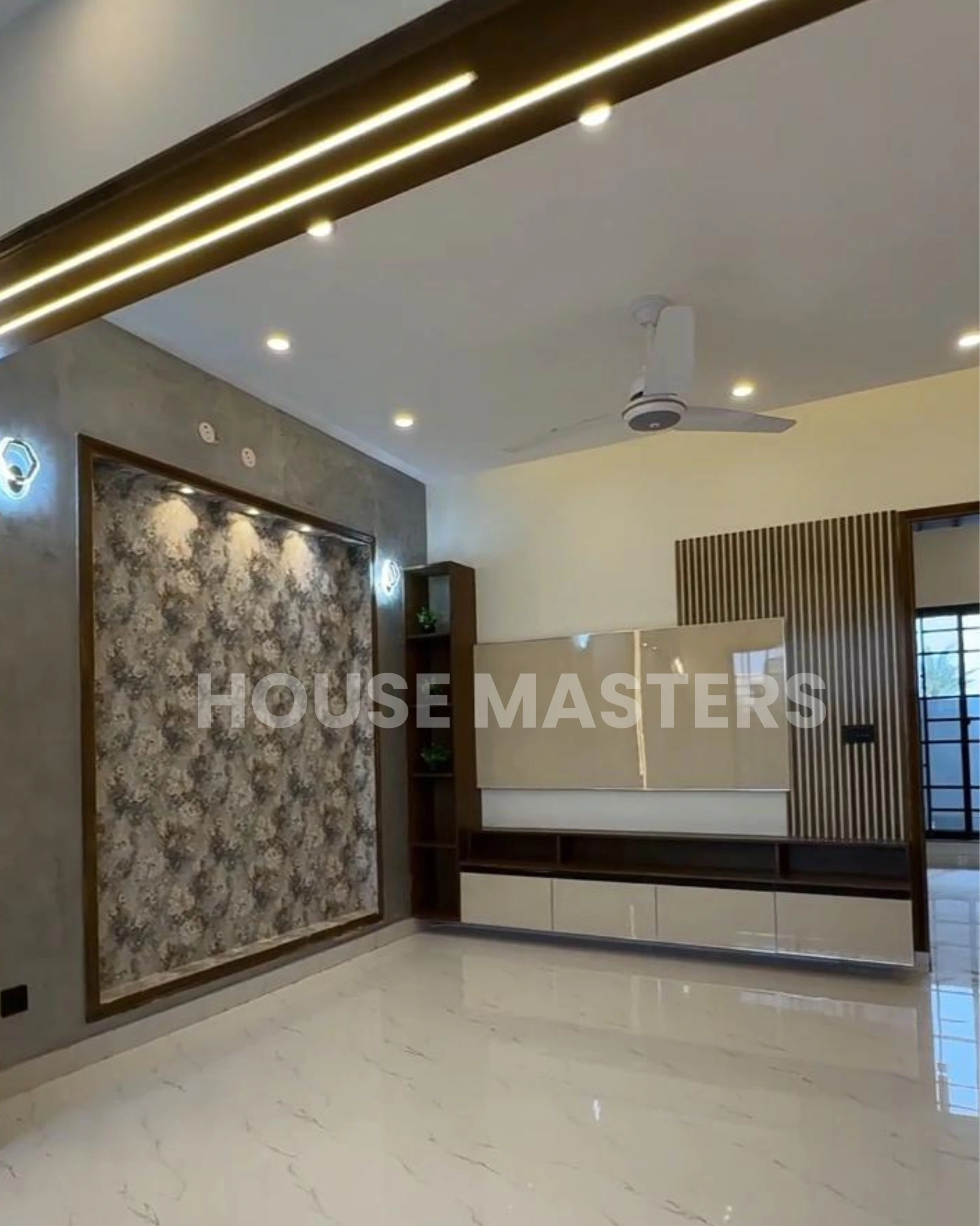 Premium Bedroom Design premium bedroom interior false ceiling Bahria Orchard house for sale