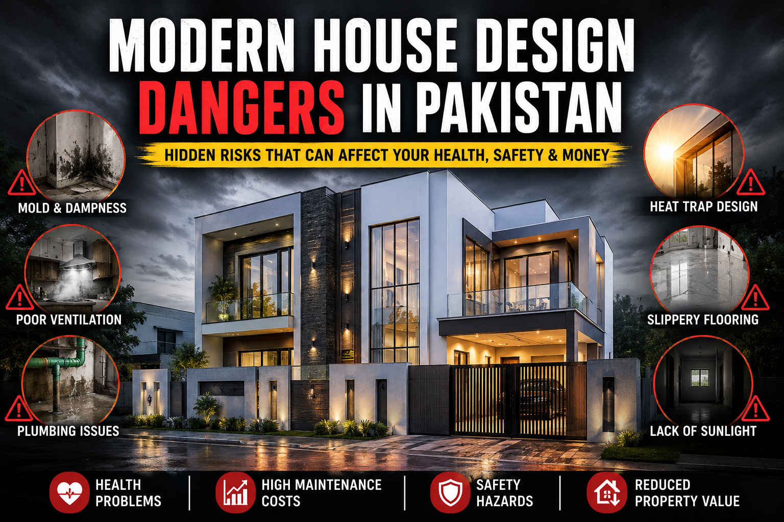 Modern Housed Design Dangers Pakistan