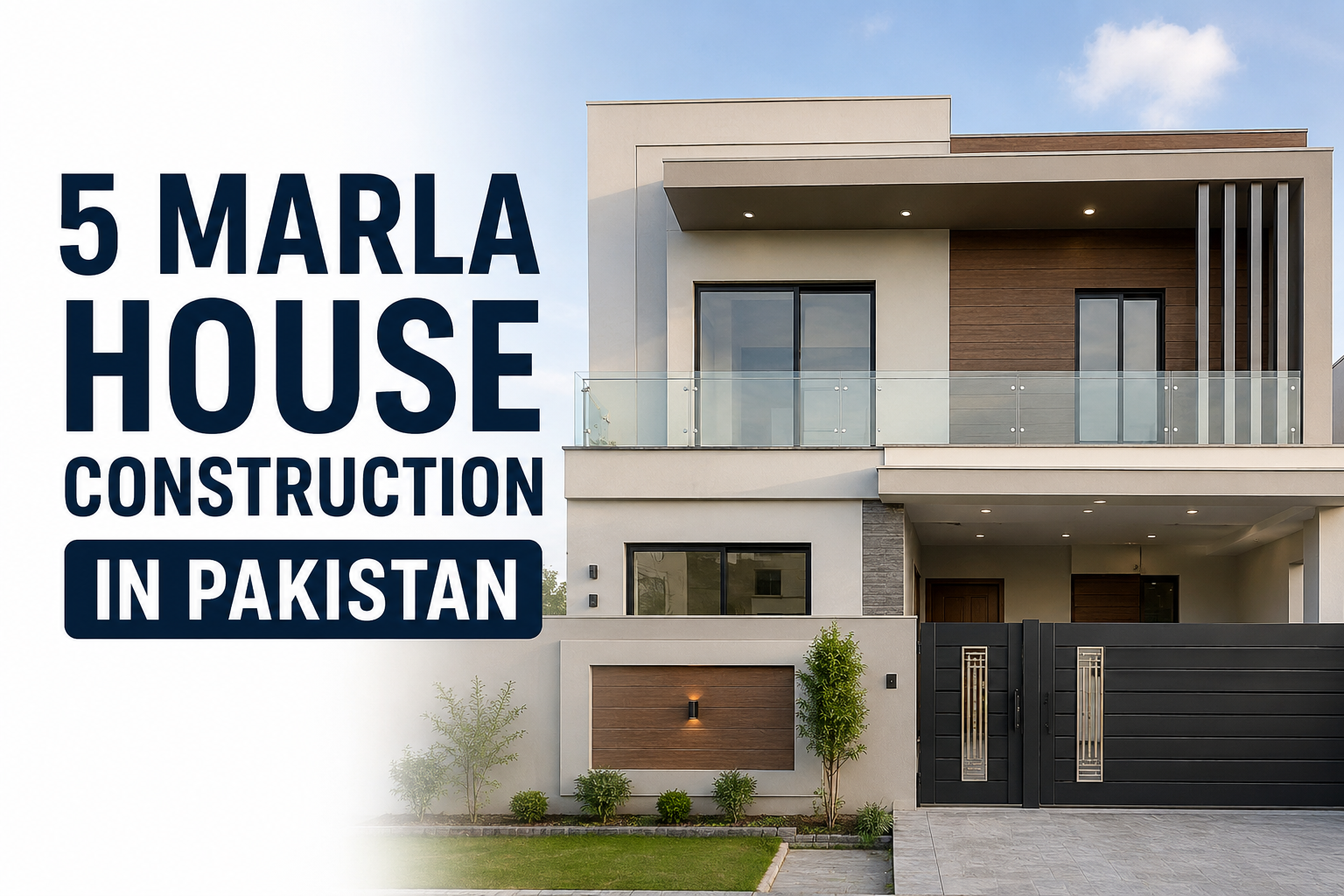 5 marla house construction in Pakistan