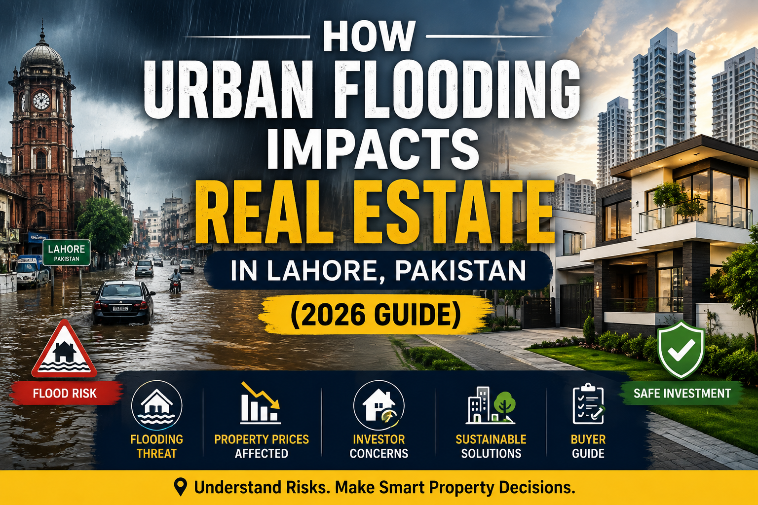 How Urban Flooding Impacts Real Estate in Lahore, Pakistan (2026 Guide)