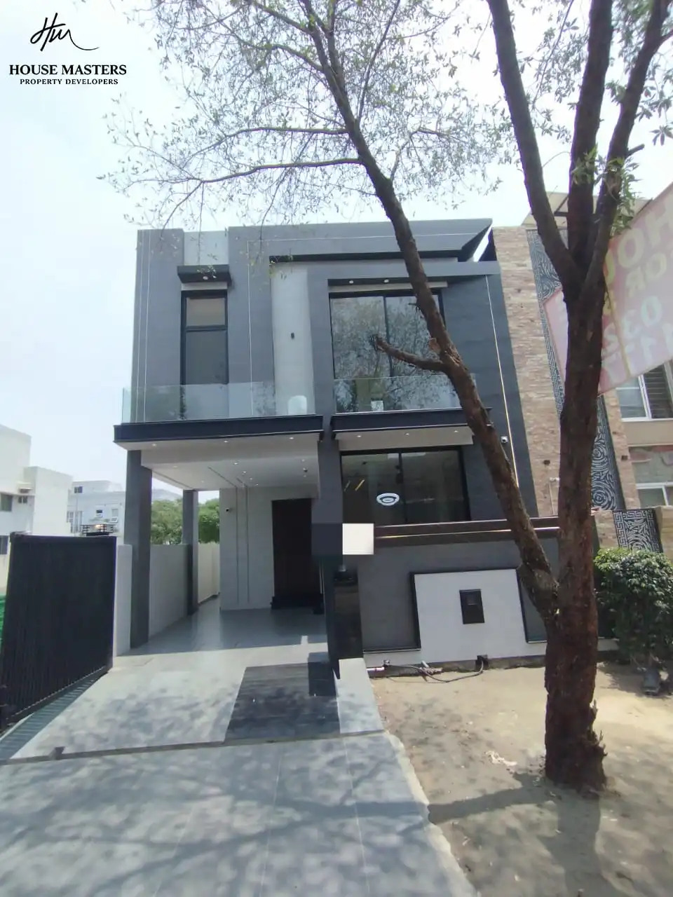 5 Marla Modern House for Sale in DHA Rahber Lahore Modern 5 Marla double story house front elevation for sale in DHA Rahber Lahore