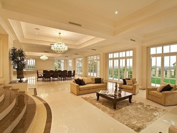 Modern interior design of a luxury villa in DHA Lahore adding real estate value.