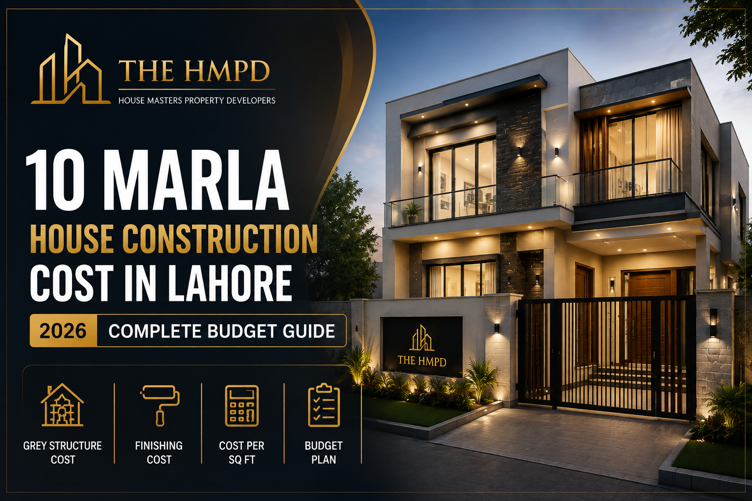 10 Marla House Construction Cost in Lahore