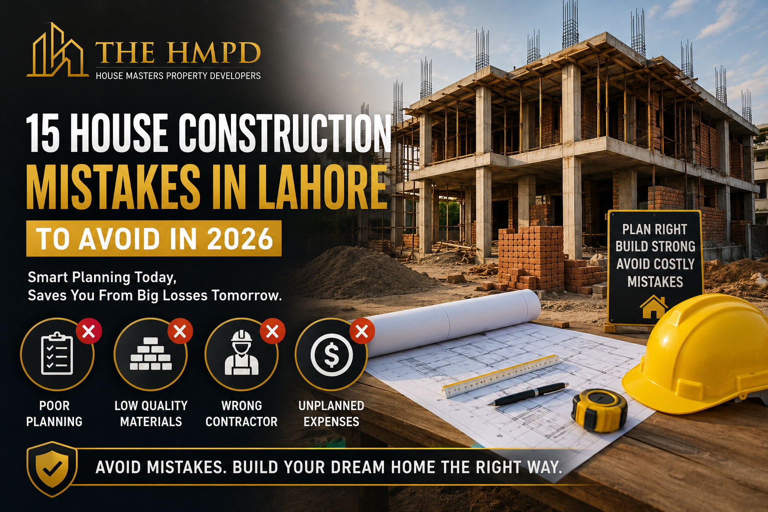 15 House Construction Mistakes in Lahore