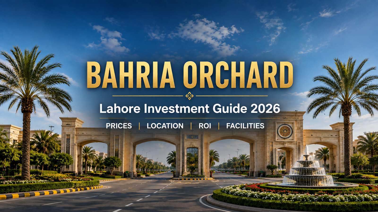 Bahria Orchard in Lahore The HMPD