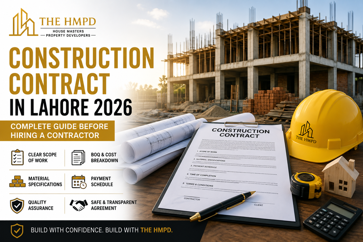 Construction Contract in Lahore 2026 What to Check Before Hiring a Contractor