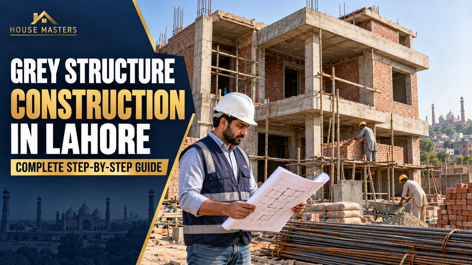 Grey Structure Construction in Lahore – Complete Step-by-Step Guide